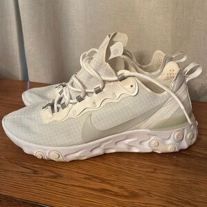 Nike React Element 55 Pure Platinum sz 8